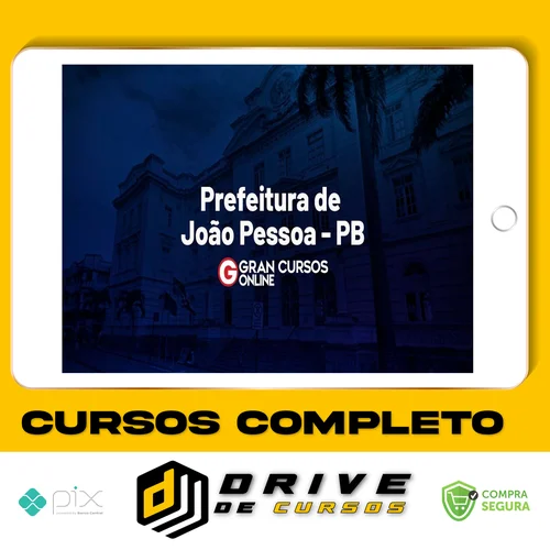 Prefeitura de João Pessoa PB: Farmacêutico (Pós Edital) - Gran Cursos Online