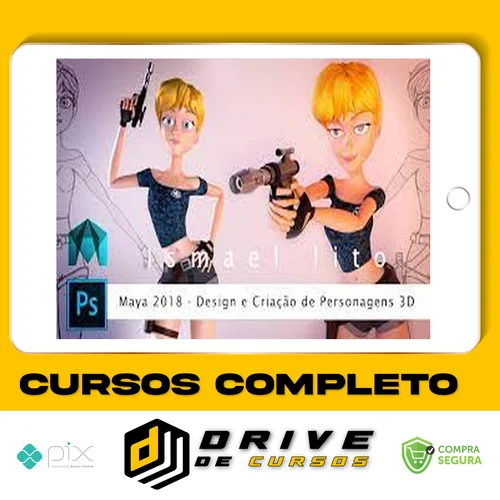Maya Design e Criação de Personagem 3D - Ismael Lito