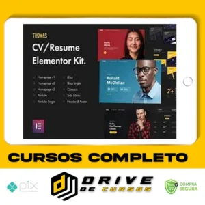 CVPortfolio Elementor Template Kit - Thomas