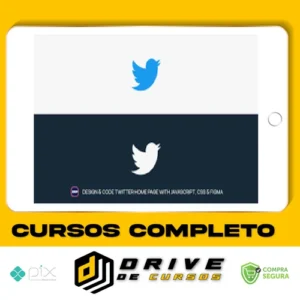 Design and Code Twitter Home Page with JavaScript, CSS & Figma - Hossein Boroji [INGLÊS]