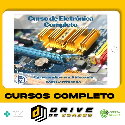 Curso de Eletronica em 5 Dvd (Video Aula) - Autor Não Informado